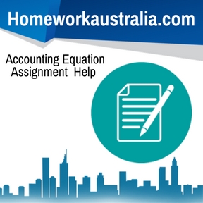 Accounting Equation Assignment Help