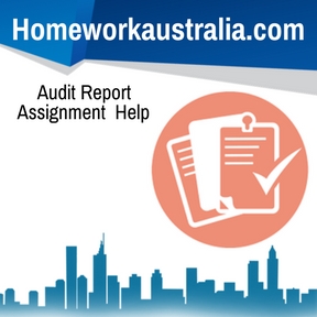 Audit Report Assignment Help