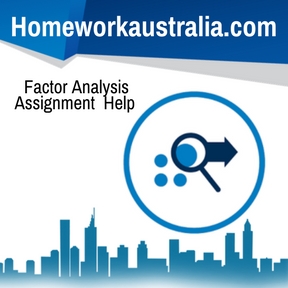 Factor Analysis Assignment Help