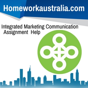 Integrated Marketing Communication Assignment Help