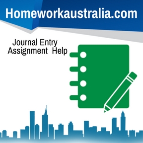 Journal Entry Assignment Help