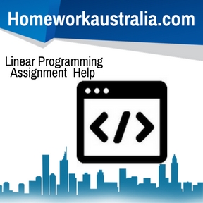 Linear Programming Assignment Help