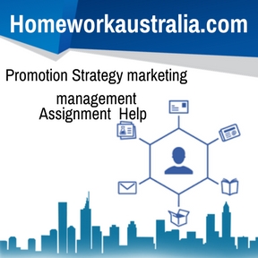 Promotion Strategy marketing management Assignment Help