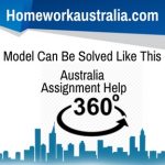 Model Can Be Solved Like This Australia