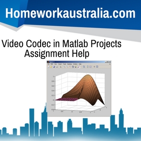 Video Codec in Matlab Projects Assignment Help